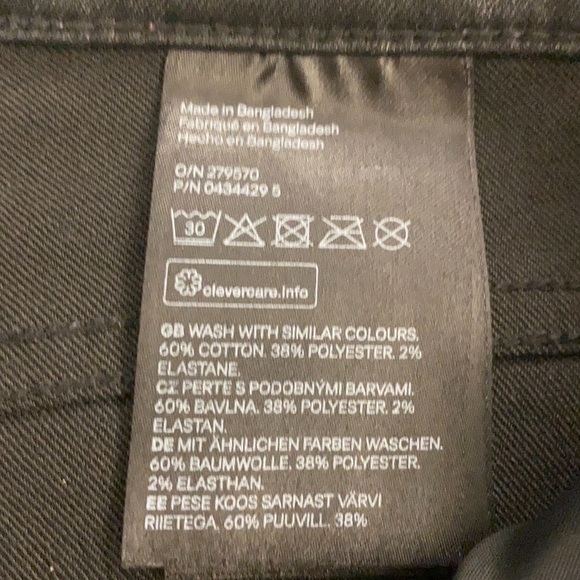 H&M Black Women’s Jeans, Size 6 (Eur 36) - Picture 8 of 8